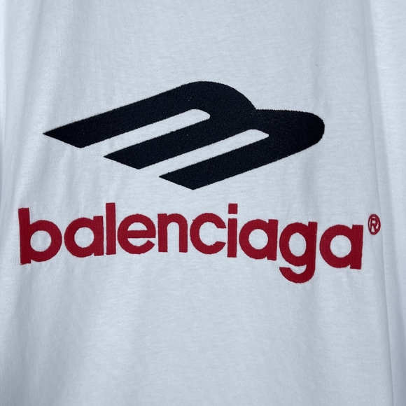 Balenciaga white long-sleeved T-shirt - Picture 6 of 9